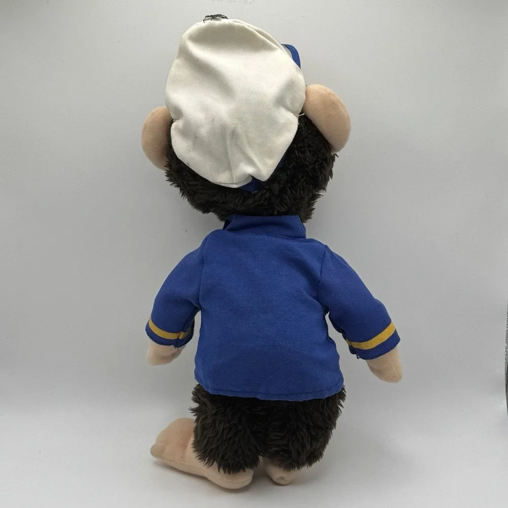 Vintage 1987 Bubbles Chimp Plush Hobson's Ice Cream Michael Jackson Monkey Toy